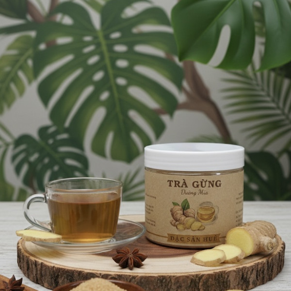 Trà Gừng Đường Mía